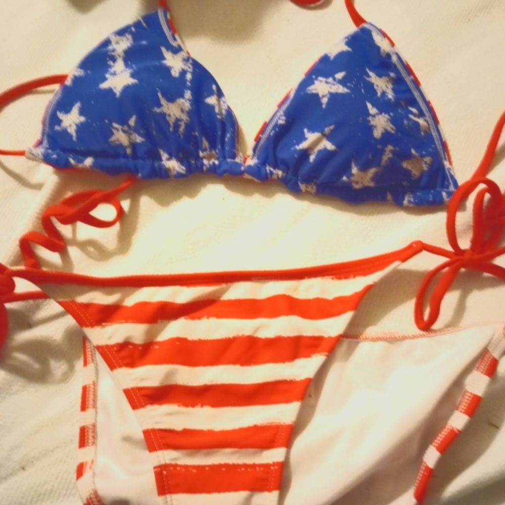 New Reversible patriotic bikini